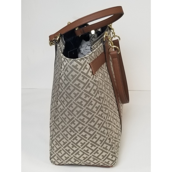 Tommy Hilfiger Signature Jacquard Tote Bag,  NWT - Picture 9 of 10